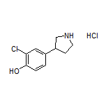 2-Chloro-4-(3-pyrrolidinyl)phenol Hydrochloride
