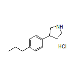 3-(4-Propylphenyl)pyrrolidine Hydrochloride
