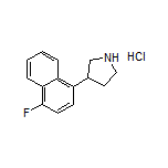 3-(4-Fluoro-1-naphthyl)pyrrolidine Hydrochloride