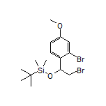 [2-Bromo-1-(2-bromo-4-methoxyphenyl)ethoxy](tert-butyl)dimethylsilane