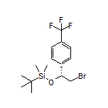 (R)-[2-Bromo-1-[4-(trifluoromethyl)phenyl]ethoxy](tert-butyl)dimethylsilane