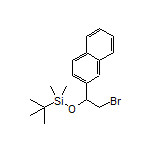 [2-Bromo-1-(naphthalen-2-yl)ethoxy](tert-butyl)dimethylsilane
