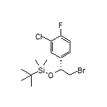 (R)-[2-Bromo-1-(3-chloro-4-fluorophenyl)ethoxy](tert-butyl)dimethylsilane
