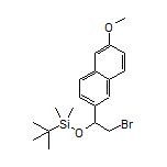 [2-Bromo-1-(6-methoxynaphthalen-2-yl)ethoxy](tert-butyl)dimethylsilane