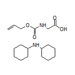 2-[[(Allyloxy)carbonyl]amino]acetic Acid Dicyclohexylamine