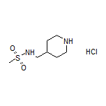 N-(4-Piperidylmethyl)methanesulfonamide Hydrochloride