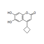 4-Cyclobutyl-6,7-dihydroxy-2H-chromen-2-one