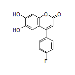 4-(4-Fluorophenyl)-6,7-dihydroxy-2H-chromen-2-one