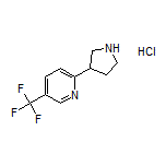 2-(3-Pyrrolidinyl)-5-(trifluoromethyl)pyridine Hydrochloride
