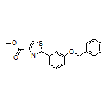 Methyl 2-[3-(Benzyloxy)phenyl]thiazole-4-carboxylate