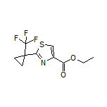 Ethyl 2-[1-(Trifluoromethyl)cyclopropyl]thiazole-4-carboxylate