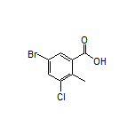 5-Bromo-3-chloro-2-methylbenzoic Acid