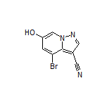 4-Bromo-6-hydroxypyrazolo[1,5-a]pyridine-3-carbonitrile