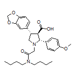 (2R,3R,4S)-4-(Benzo[d][1,3]dioxol-5-yl)-1-[2-(dibutylamino)-2-oxoethyl]-2-(4-methoxyphenyl)pyrrolidine-3-carboxylic Acid