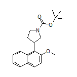 1-Boc-3-(2-methoxy-1-naphthyl)pyrrolidine
