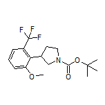 1-Boc-3-[2-methoxy-6-(trifluoromethyl)phenyl]pyrrolidine