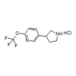 5-(3-Pyrrolidinyl)-2-(trifluoromethoxy)pyridine Hydrochloride