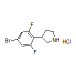 3-(4-Bromo-2,6-difluorophenyl)pyrrolidine Hydrochloride