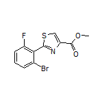 Methyl 2-(2-Bromo-6-fluorophenyl)thiazole-4-carboxylate
