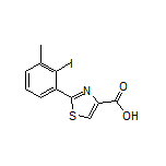 2-(2-Iodo-3-methylphenyl)thiazole-4-carboxylic Acid