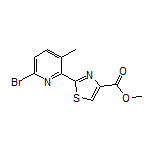 Methyl 2-(6-Bromo-3-methylpyridin-2-yl)thiazole-4-carboxylate