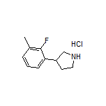 3-(2-Fluoro-3-methylphenyl)pyrrolidine Hydrochloride