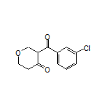 3-(3-Chlorobenzoyl)dihydro-2H-pyran-4(3H)-one