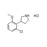 3-(2-Chloro-6-methoxyphenyl)pyrrolidine Hydrochloride