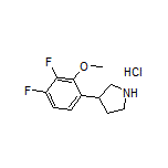 3-(3,4-Difluoro-2-methoxyphenyl)pyrrolidine Hydrochloride