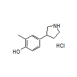 2-Methyl-4-(3-pyrrolidinyl)phenol Hydrochloride
