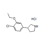 3-(4-Chloro-3-ethoxyphenyl)pyrrolidine Hydrochloride