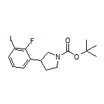 1-Boc-3-(2-fluoro-3-iodophenyl)pyrrolidine