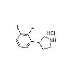 3-(2-Fluoro-3-iodophenyl)pyrrolidine Hydrochloride