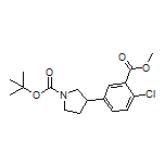 Methyl 5-(1-Boc-3-pyrrolidinyl)-2-chlorobenzoate