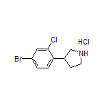 3-(4-Bromo-2-chlorophenyl)pyrrolidine Hydrochloride