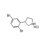 3-(2,5-Dibromophenyl)pyrrolidine Hydrochloride
