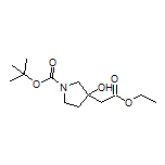 Ethyl 2-(1-Boc-3-hydroxy-3-pyrrolidinyl)acetate