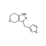 3-(Thiophen-3-ylmethyl)-1,4,6,7-tetrahydropyrano[4,3-c]pyrazole