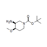 (3S,4R)-1-Boc-4-methoxypiperidin-3-amine