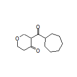 3-(Cycloheptanecarbonyl)dihydro-2H-pyran-4(3H)-one
