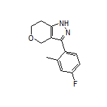 3-(4-Fluoro-2-methylphenyl)-1,4,6,7-tetrahydropyrano[4,3-c]pyrazole