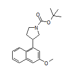 1-Boc-3-(3-methoxy-1-naphthyl)pyrrolidine