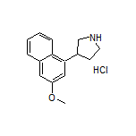 3-(3-Methoxy-1-naphthyl)pyrrolidine Hydrochloride