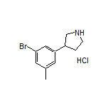 3-(3-Bromo-5-methylphenyl)pyrrolidine Hydrochloride