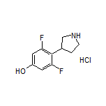 3,5-Difluoro-4-(pyrrolidin-3-yl)phenol Hydrochloride