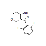 3-(2,6-Difluorophenyl)-1,4,6,7-tetrahydropyrano[4,3-c]pyrazole