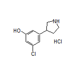 3-Chloro-5-(pyrrolidin-3-yl)phenol Hydrochloride