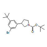 1-Boc-3-[3-bromo-5-(tert-butyl)phenyl]pyrrolidine
