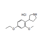 3-(4-Ethoxy-2-methoxyphenyl)pyrrolidine Hydrochloride