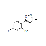 5-(2-Bromo-4-fluorophenyl)-3-methylisoxazole